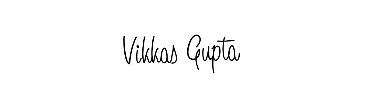 Angelique-Rose-font-FFP is a professional signature style that is perfect for those who want to add a touch of class to their signature. It is also a great choice for those who want to make their signature more unique. Get Vikkas Gupta name to fancy signature for free. Vikkas Gupta signature style 5 images and pictures png