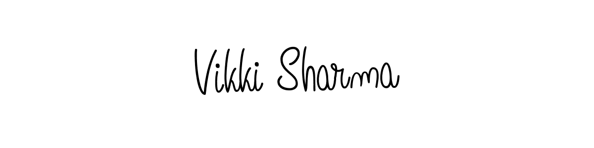 This is the best signature style for the Vikki Sharma name. Also you like these signature font (Angelique-Rose-font-FFP). Mix name signature. Vikki Sharma signature style 5 images and pictures png