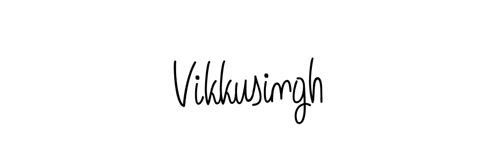 How to Draw Vikkusingh signature style? Angelique-Rose-font-FFP is a latest design signature styles for name Vikkusingh. Vikkusingh signature style 5 images and pictures png