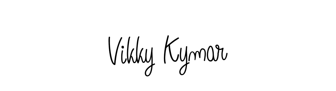 Also You can easily find your signature by using the search form. We will create Vikky Kymar name handwritten signature images for you free of cost using Angelique-Rose-font-FFP sign style. Vikky Kymar signature style 5 images and pictures png