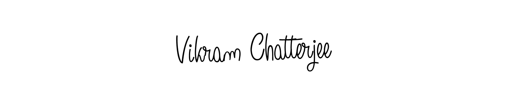 Use a signature maker to create a handwritten signature online. With this signature software, you can design (Angelique-Rose-font-FFP) your own signature for name Vikram Chatterjee. Vikram Chatterjee signature style 5 images and pictures png