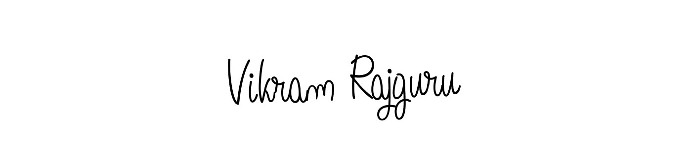 How to make Vikram Rajguru name signature. Use Angelique-Rose-font-FFP style for creating short signs online. This is the latest handwritten sign. Vikram Rajguru signature style 5 images and pictures png