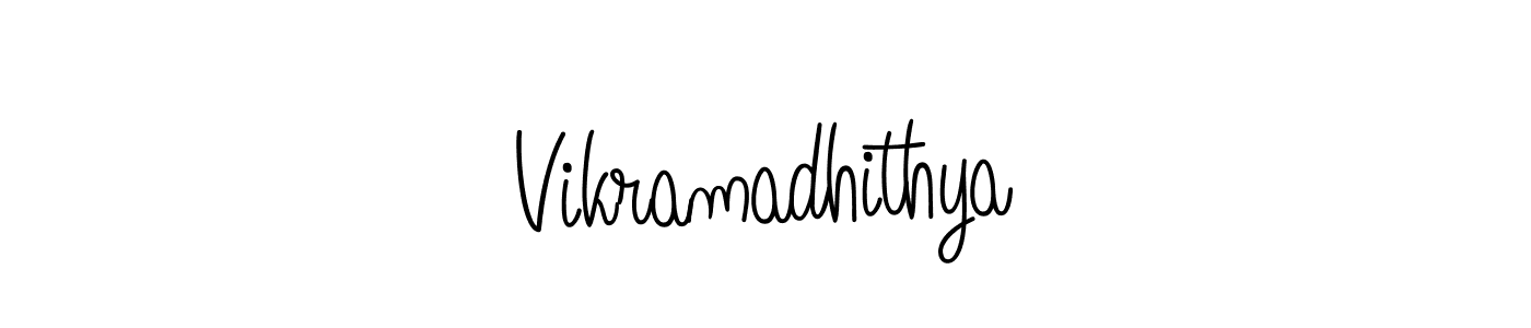 Vikramadhithya stylish signature style. Best Handwritten Sign (Angelique-Rose-font-FFP) for my name. Handwritten Signature Collection Ideas for my name Vikramadhithya. Vikramadhithya signature style 5 images and pictures png