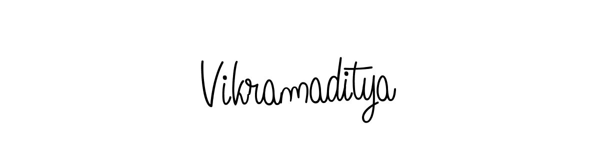 Create a beautiful signature design for name Vikramaditya. With this signature (Angelique-Rose-font-FFP) fonts, you can make a handwritten signature for free. Vikramaditya signature style 5 images and pictures png