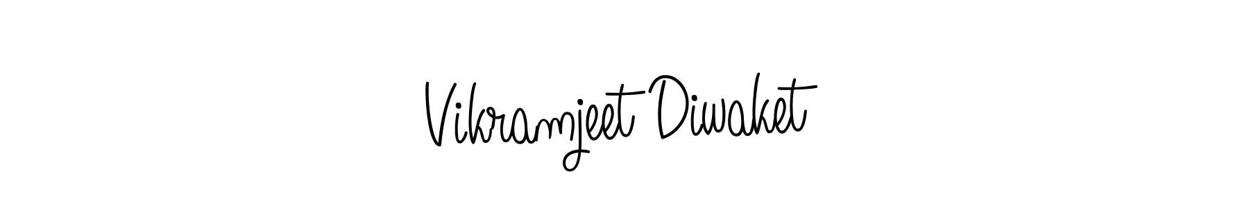 Also we have Vikramjeet Diwaket name is the best signature style. Create professional handwritten signature collection using Angelique-Rose-font-FFP autograph style. Vikramjeet Diwaket signature style 5 images and pictures png