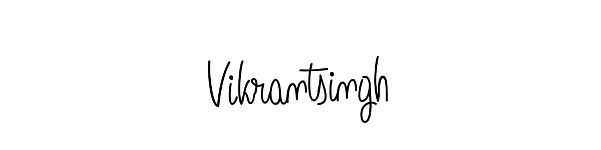 Use a signature maker to create a handwritten signature online. With this signature software, you can design (Angelique-Rose-font-FFP) your own signature for name Vikrantsingh. Vikrantsingh signature style 5 images and pictures png