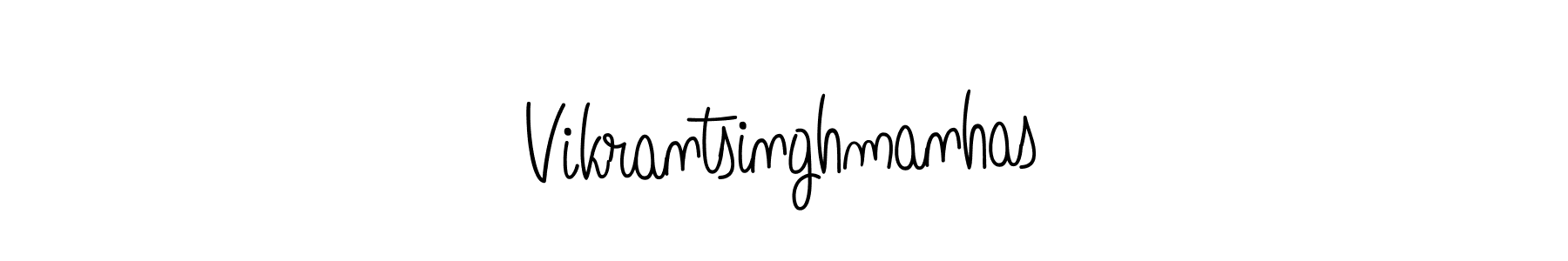 Vikrantsinghmanhas stylish signature style. Best Handwritten Sign (Angelique-Rose-font-FFP) for my name. Handwritten Signature Collection Ideas for my name Vikrantsinghmanhas. Vikrantsinghmanhas signature style 5 images and pictures png