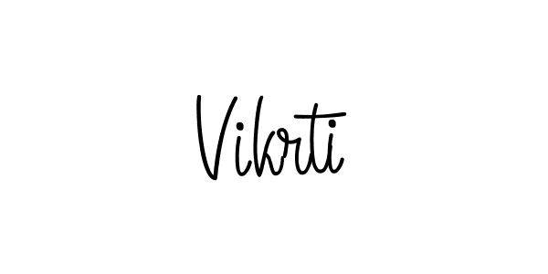 if you are searching for the best signature style for your name Vikrti. so please give up your signature search. here we have designed multiple signature styles  using Angelique-Rose-font-FFP. Vikrti signature style 5 images and pictures png