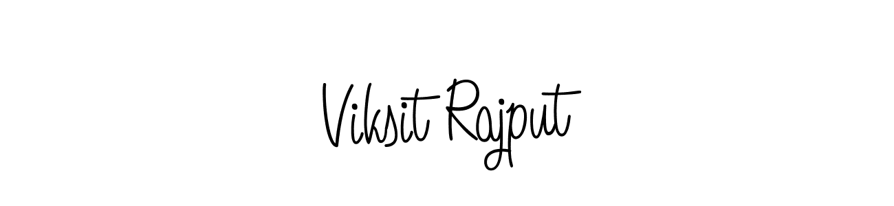 Viksit Rajput stylish signature style. Best Handwritten Sign (Angelique-Rose-font-FFP) for my name. Handwritten Signature Collection Ideas for my name Viksit Rajput. Viksit Rajput signature style 5 images and pictures png
