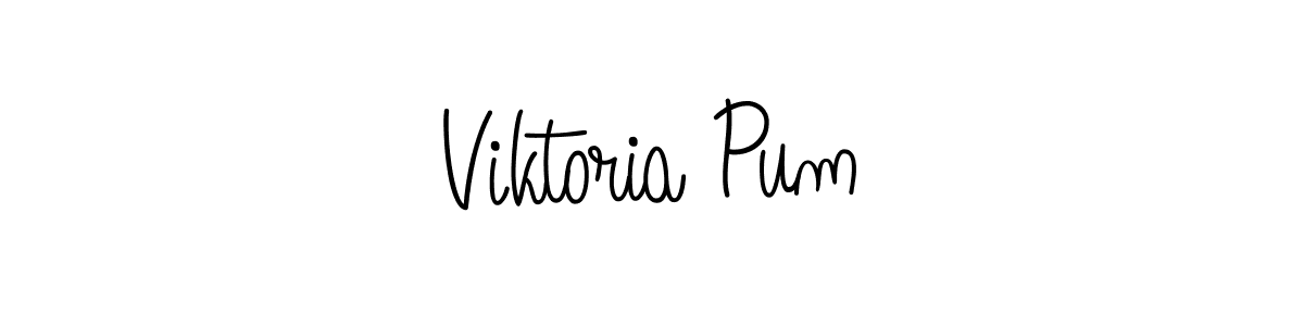 Make a short Viktoria Pum signature style. Manage your documents anywhere anytime using Angelique-Rose-font-FFP. Create and add eSignatures, submit forms, share and send files easily. Viktoria Pum signature style 5 images and pictures png