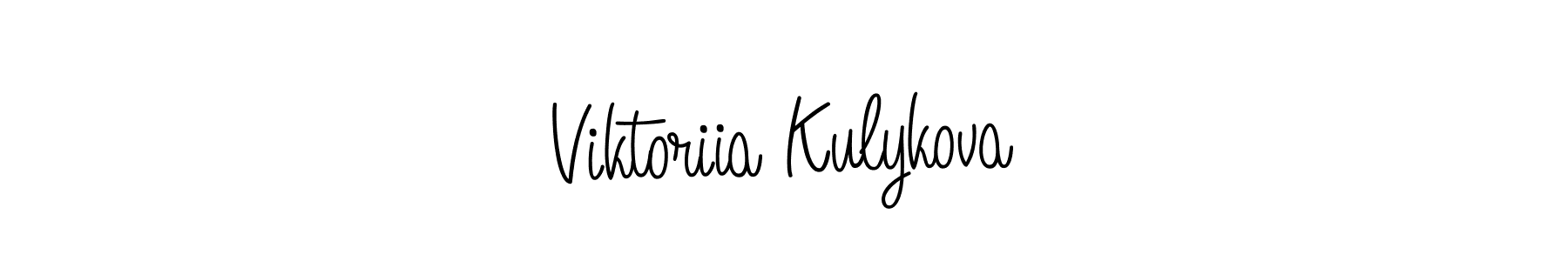 How to make Viktoriia Kulykova signature? Angelique-Rose-font-FFP is a professional autograph style. Create handwritten signature for Viktoriia Kulykova name. Viktoriia Kulykova signature style 5 images and pictures png