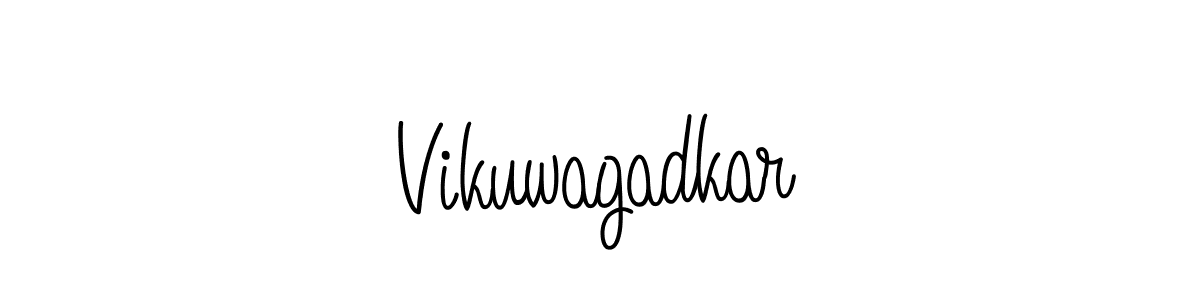 This is the best signature style for the Vikuwagadkar name. Also you like these signature font (Angelique-Rose-font-FFP). Mix name signature. Vikuwagadkar signature style 5 images and pictures png