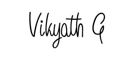 Discover how Vikyath G looks in an executive cursive font (Angelique-Rose-font-FFP). Perfect for legal documents, invoices, and certificates. Vikyath G signature style 5 images and pictures png