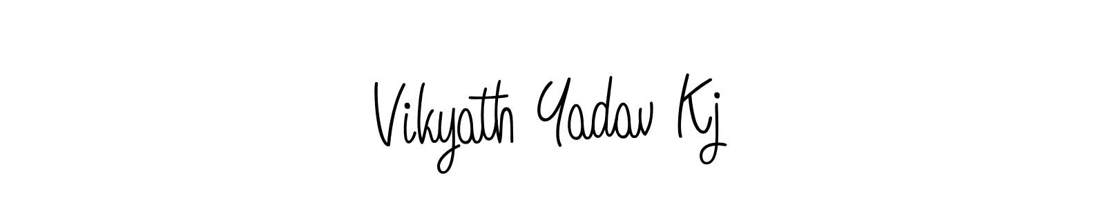 Here are the top 10 professional signature styles for the name Vikyath Yadav Kj. These are the best autograph styles you can use for your name. Vikyath Yadav Kj signature style 5 images and pictures png