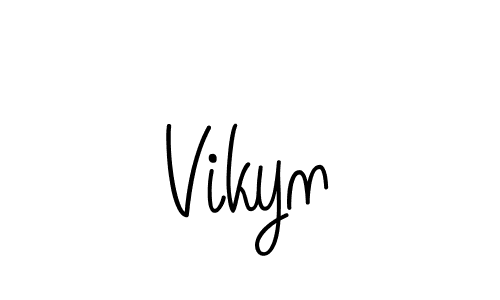 How to Draw Vikyn signature style? Angelique-Rose-font-FFP is a latest design signature styles for name Vikyn. Vikyn signature style 5 images and pictures png