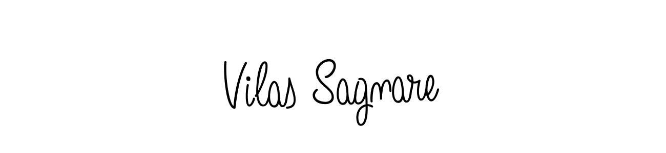 How to make Vilas Sagnare name signature. Use Angelique-Rose-font-FFP style for creating short signs online. This is the latest handwritten sign. Vilas Sagnare signature style 5 images and pictures png