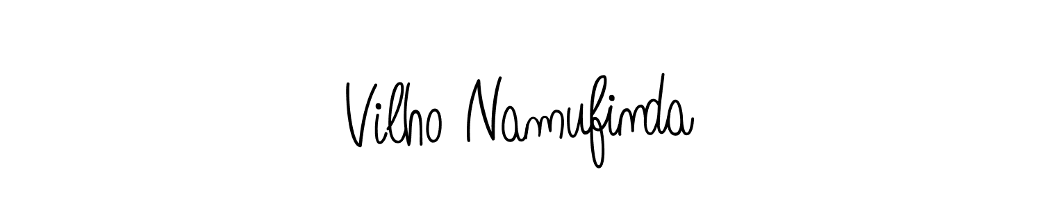 Once you've used our free online signature maker to create your best signature Angelique-Rose-font-FFP style, it's time to enjoy all of the benefits that Vilho Namufinda name signing documents. Vilho Namufinda signature style 5 images and pictures png