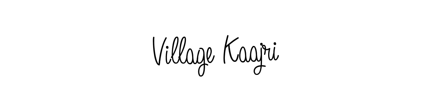 if you are searching for the best signature style for your name Village Kaajri. so please give up your signature search. here we have designed multiple signature styles  using Angelique-Rose-font-FFP. Village Kaajri signature style 5 images and pictures png