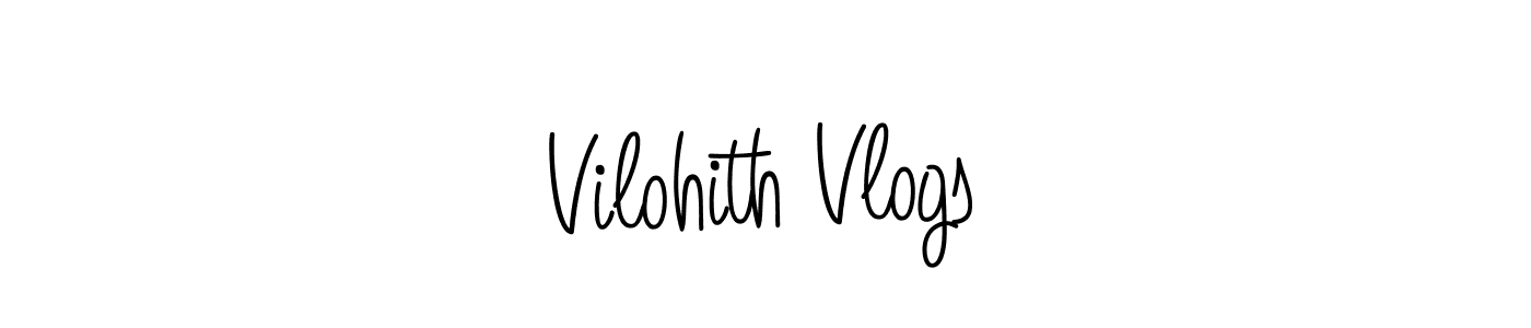 if you are searching for the best signature style for your name Vilohith Vlogs. so please give up your signature search. here we have designed multiple signature styles  using Angelique-Rose-font-FFP. Vilohith Vlogs signature style 5 images and pictures png
