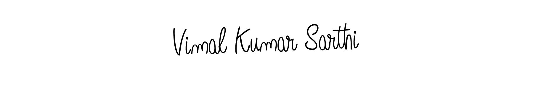 if you are searching for the best signature style for your name Vimal Kumar Sarthi. so please give up your signature search. here we have designed multiple signature styles  using Angelique-Rose-font-FFP. Vimal Kumar Sarthi signature style 5 images and pictures png