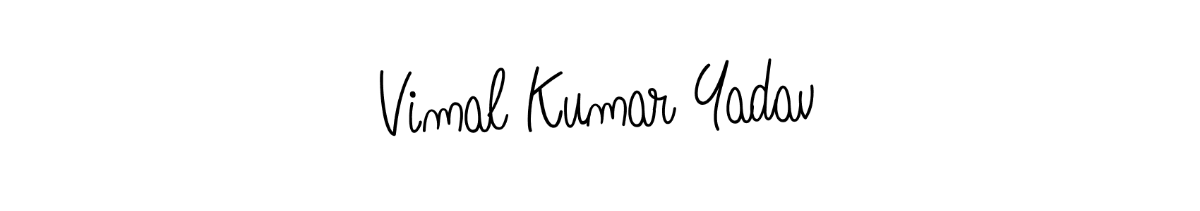 Also You can easily find your signature by using the search form. We will create Vimal Kumar Yadav name handwritten signature images for you free of cost using Angelique-Rose-font-FFP sign style. Vimal Kumar Yadav signature style 5 images and pictures png