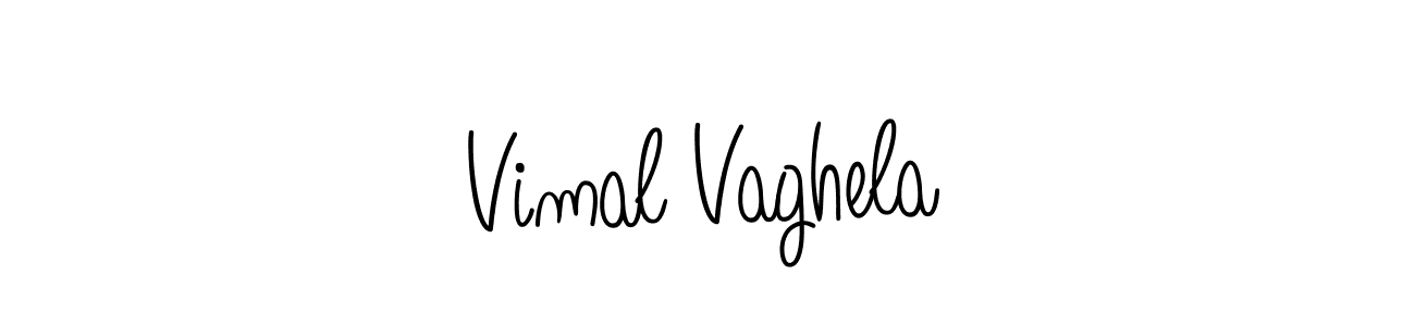 How to Draw Vimal Vaghela signature style? Angelique-Rose-font-FFP is a latest design signature styles for name Vimal Vaghela. Vimal Vaghela signature style 5 images and pictures png