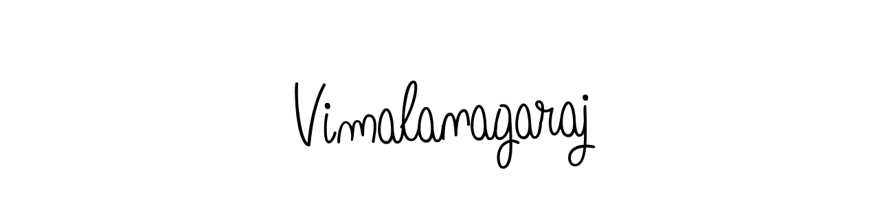 Make a beautiful signature design for name Vimalanagaraj. With this signature (Angelique-Rose-font-FFP) style, you can create a handwritten signature for free. Vimalanagaraj signature style 5 images and pictures png