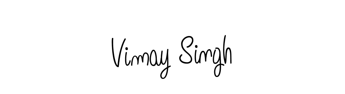 How to Draw Vimay Singh signature style? Angelique-Rose-font-FFP is a latest design signature styles for name Vimay Singh. Vimay Singh signature style 5 images and pictures png