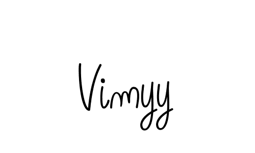 How to make Vimyy signature? Angelique-Rose-font-FFP is a professional autograph style. Create handwritten signature for Vimyy name. Vimyy signature style 5 images and pictures png
