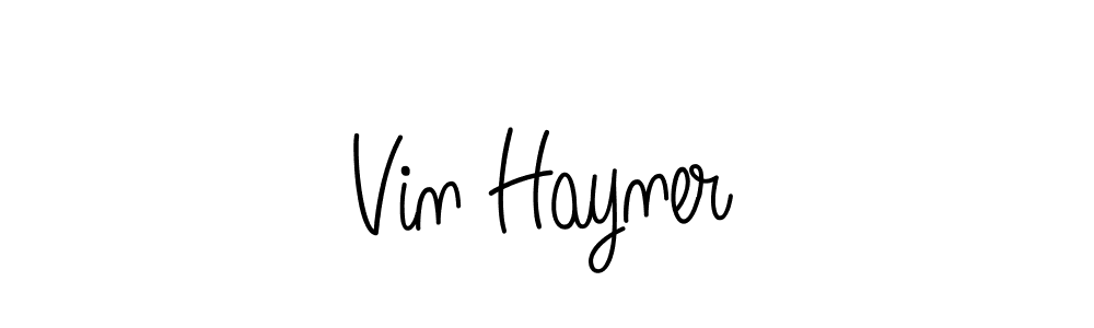 Check out images of Autograph of Vin Hayner name. Actor Vin Hayner Signature Style. Angelique-Rose-font-FFP is a professional sign style online. Vin Hayner signature style 5 images and pictures png