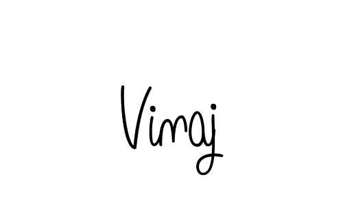 How to make Vinaj name signature. Use Angelique-Rose-font-FFP style for creating short signs online. This is the latest handwritten sign. Vinaj signature style 5 images and pictures png