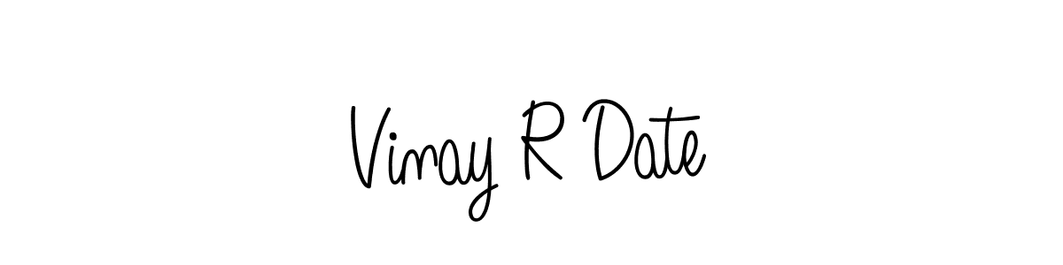 You can use this online signature creator to create a handwritten signature for the name Vinay R Date. This is the best online autograph maker. Vinay R Date signature style 5 images and pictures png