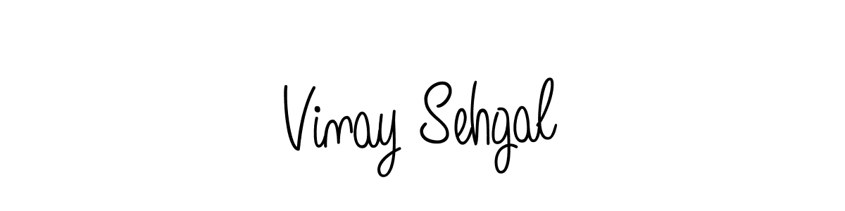 Create a beautiful signature design for name Vinay Sehgal. With this signature (Angelique-Rose-font-FFP) fonts, you can make a handwritten signature for free. Vinay Sehgal signature style 5 images and pictures png