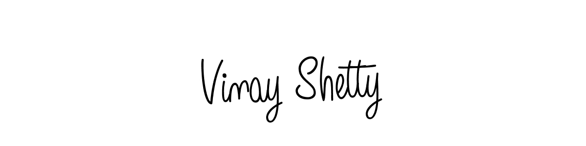 Design your own signature with our free online signature maker. With this signature software, you can create a handwritten (Angelique-Rose-font-FFP) signature for name Vinay Shetty. Vinay Shetty signature style 5 images and pictures png