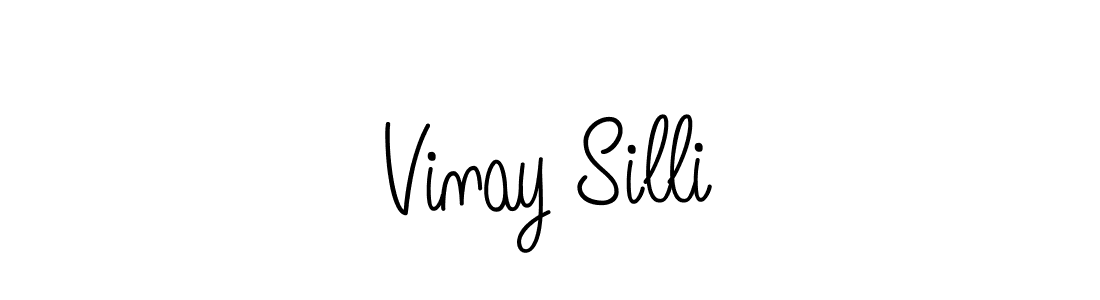 Also we have Vinay Silli name is the best signature style. Create professional handwritten signature collection using Angelique-Rose-font-FFP autograph style. Vinay Silli signature style 5 images and pictures png