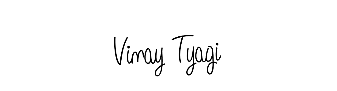 Vinay Tyagi stylish signature style. Best Handwritten Sign (Angelique-Rose-font-FFP) for my name. Handwritten Signature Collection Ideas for my name Vinay Tyagi. Vinay Tyagi signature style 5 images and pictures png