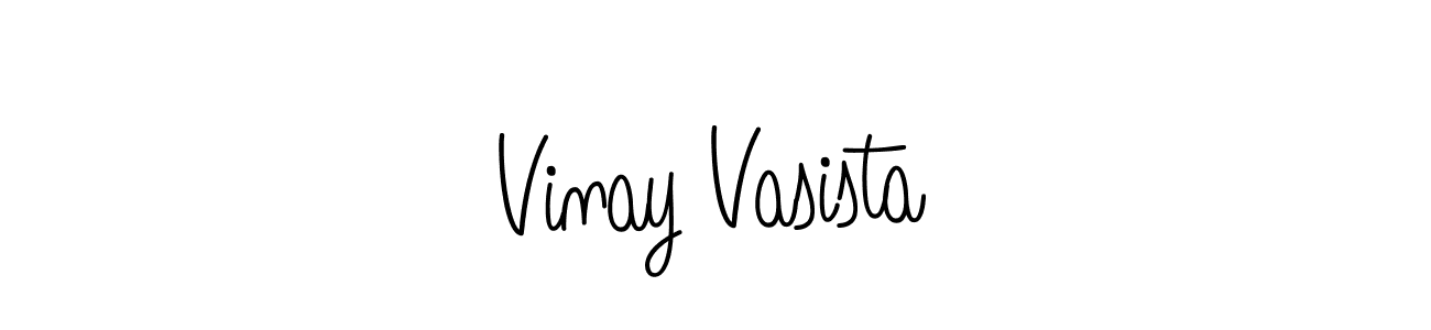 Make a beautiful signature design for name Vinay Vasista. Use this online signature maker to create a handwritten signature for free. Vinay Vasista signature style 5 images and pictures png