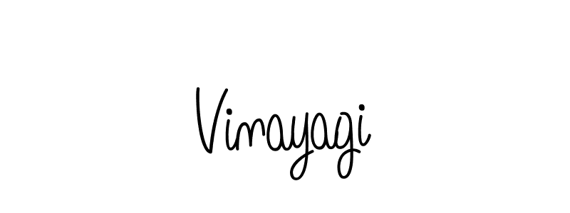 How to make Vinayagi signature? Angelique-Rose-font-FFP is a professional autograph style. Create handwritten signature for Vinayagi name. Vinayagi signature style 5 images and pictures png