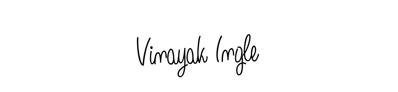 How to make Vinayak Ingle signature? Angelique-Rose-font-FFP is a professional autograph style. Create handwritten signature for Vinayak Ingle name. Vinayak Ingle signature style 5 images and pictures png