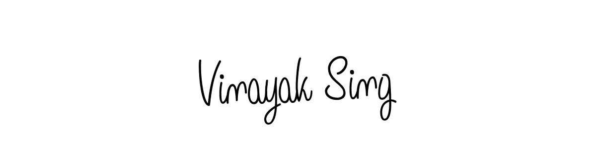 Also we have Vinayak Sing name is the best signature style. Create professional handwritten signature collection using Angelique-Rose-font-FFP autograph style. Vinayak Sing signature style 5 images and pictures png