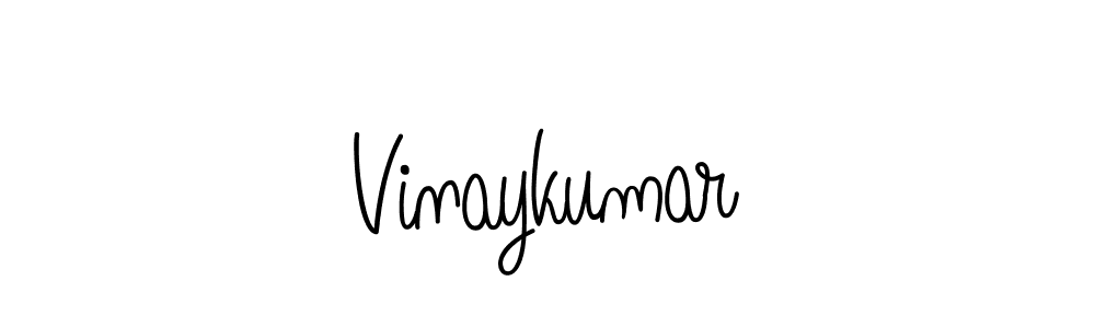 Use a signature maker to create a handwritten signature online. With this signature software, you can design (Angelique-Rose-font-FFP) your own signature for name Vinaykumar. Vinaykumar signature style 5 images and pictures png