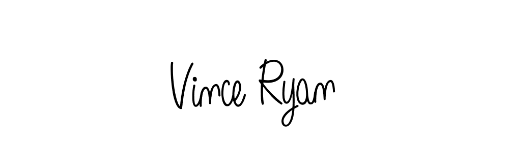 The best way (Angelique-Rose-font-FFP) to make a short signature is to pick only two or three words in your name. The name Vince Ryan include a total of six letters. For converting this name. Vince Ryan signature style 5 images and pictures png