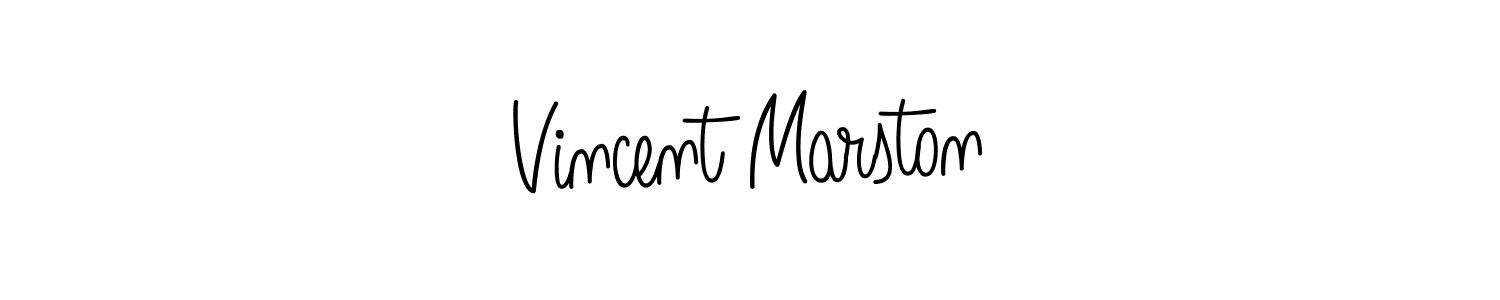 Design your own signature with our free online signature maker. With this signature software, you can create a handwritten (Angelique-Rose-font-FFP) signature for name Vincent Marston. Vincent Marston signature style 5 images and pictures png