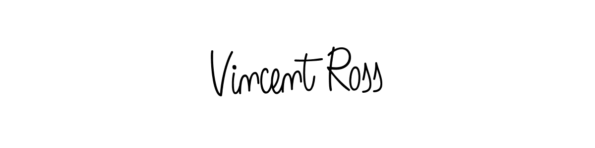 How to Draw Vincent Ross signature style? Angelique-Rose-font-FFP is a latest design signature styles for name Vincent Ross. Vincent Ross signature style 5 images and pictures png