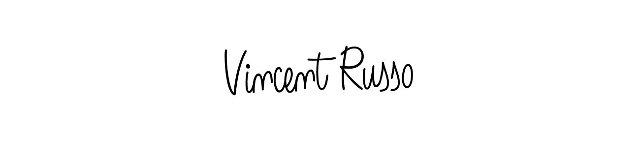 You should practise on your own different ways (Angelique-Rose-font-FFP) to write your name (Vincent Russo) in signature. don't let someone else do it for you. Vincent Russo signature style 5 images and pictures png