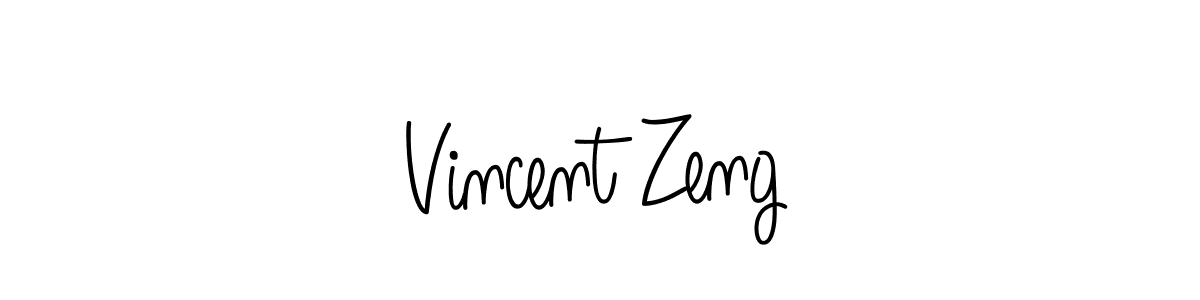 Design your own signature with our free online signature maker. With this signature software, you can create a handwritten (Angelique-Rose-font-FFP) signature for name Vincent Zeng. Vincent Zeng signature style 5 images and pictures png