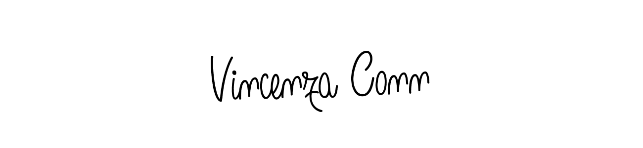 Design your own signature with our free online signature maker. With this signature software, you can create a handwritten (Angelique-Rose-font-FFP) signature for name Vincenza Conn. Vincenza Conn signature style 5 images and pictures png