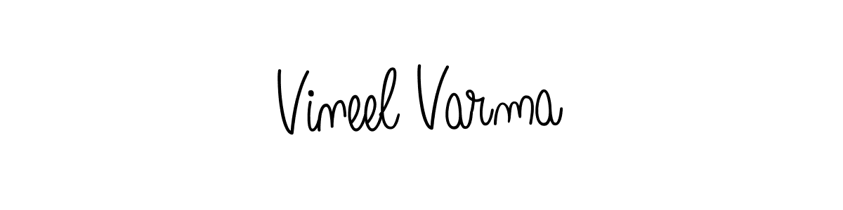 Best and Professional Signature Style for Vineel Varma. Angelique-Rose-font-FFP Best Signature Style Collection. Vineel Varma signature style 5 images and pictures png