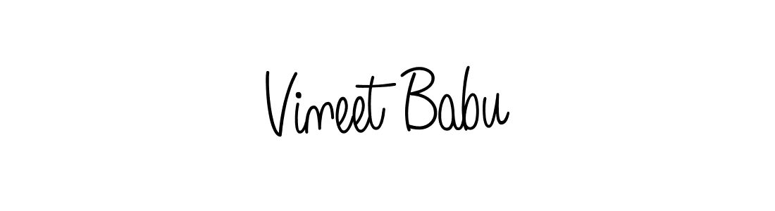 Check out images of Autograph of Vineet Babu name. Actor Vineet Babu Signature Style. Angelique-Rose-font-FFP is a professional sign style online. Vineet Babu signature style 5 images and pictures png