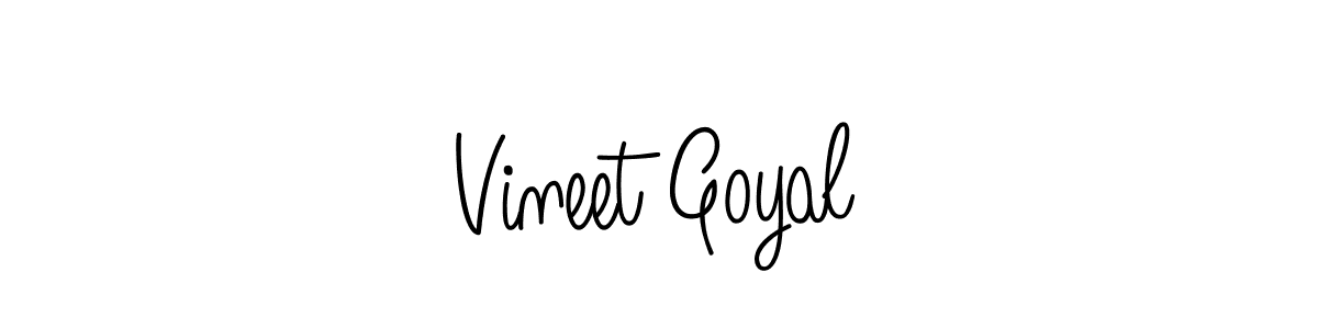 Best and Professional Signature Style for Vineet Goyal. Angelique-Rose-font-FFP Best Signature Style Collection. Vineet Goyal signature style 5 images and pictures png